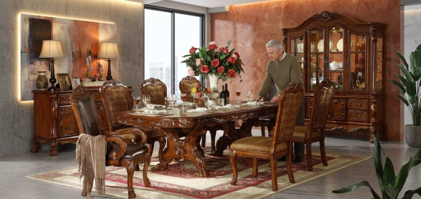 Ontwerp Eettafel Eetkamer 8 Stoelen Groep Stoelen Tafels Houten Tafel