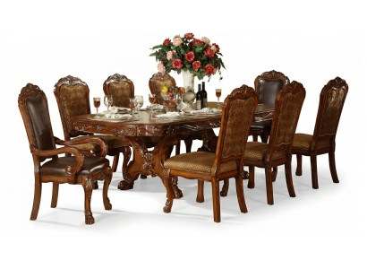 Koninklijke eettafel Tafel Tafels Houten tafel Klassieke decoratie Rococo Barok