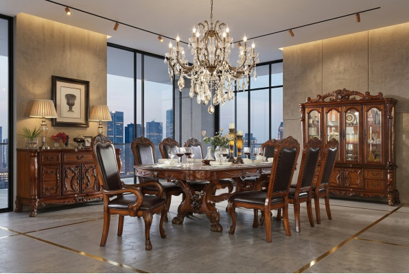 Eettafel Tafel Groep Eetkamer Houten Tafels Ontwerp Woonkamer Set