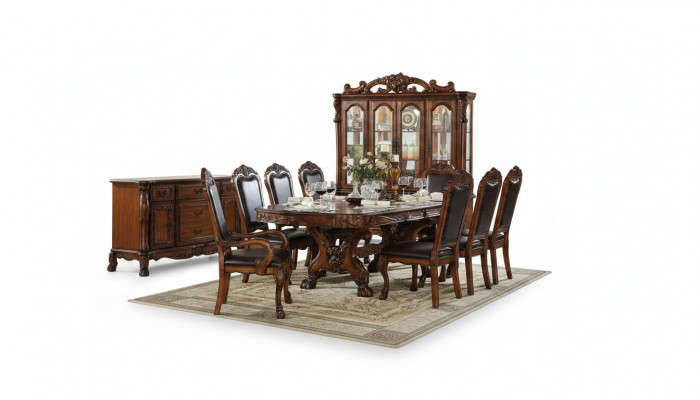 Eettafel Tafel Groep Eetkamer Houten Tafels Ontwerp Woonkamer Set