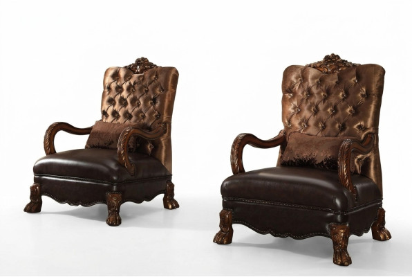 Fauteuil Designer Stoel Bekleding Relex Stof Textiel Leder Lounge Nieuw Chesterfield
