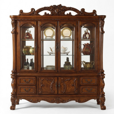 Vitrine Deco Kast Vitrines Woonkamer Kasten Display Barok Design