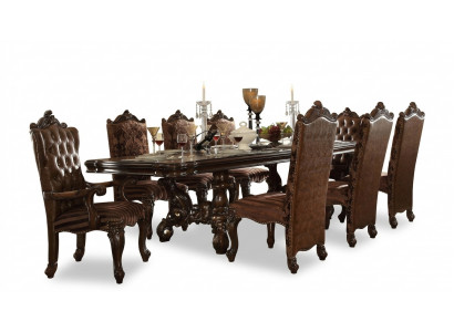 Complete eetkamerset tafel dressoir spiegel 8 stoelen set groep