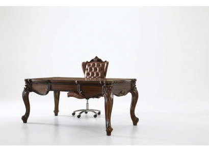 Kantoorset Bureau Directiestoel Compleet Kantoor Rococo Barok 2-delig Set