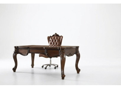 Kantoorset Bureau Directiestoel Compleet Kantoor Rococo Barok 2-delig Set