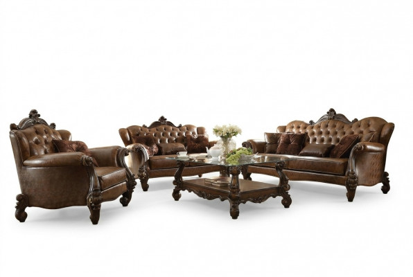 Chesterfield Bank Bank Bekleding Stoel 3+2 Zits Design Bankstel Banken