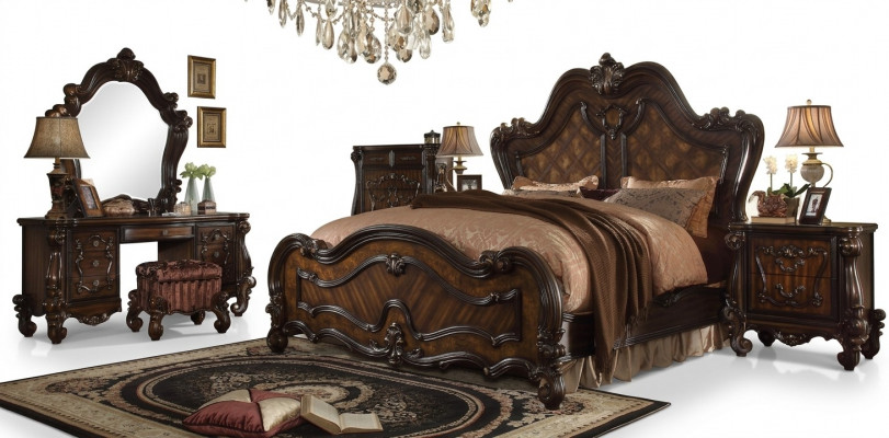 Chesterfield tweepersoonsbed bed ontwerp huwelijksbed luxe bedden barok antieke stijl