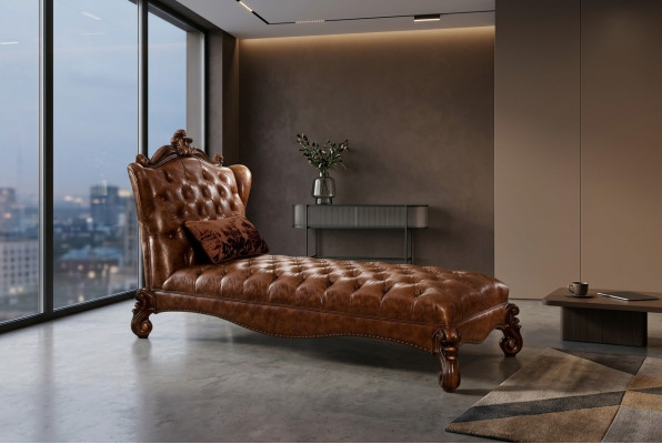 Luxury Sofa Chaise Longue Ligstoel Chaise Antieke Stijl Bekleding Barok Rococo
