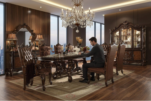 Koninklijke eettafel Tafel Hout Luxe Tafels Rococo Barok Stijl Eetkamer