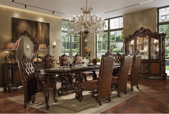 Koninklijke eettafel Tafel Hout Luxe Tafels Rococo Barok Stijl Eetkamer
