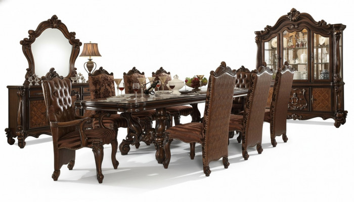 Koninklijke eettafel Tafel Hout Luxe Tafels Rococo Barok Stijl Eetkamer