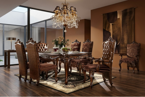 Klassieke luxe tafel Houten tafels Decoratie Rococo Barok Antieke stijl Eet Woon
