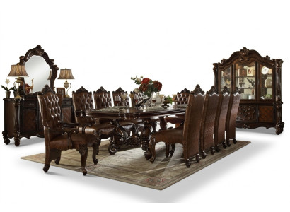 Eetkamer set 9-delig Barok Rococo tafel 8x stoelen stoel groep
