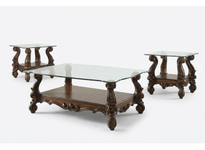 Edele designer salontafel bijzettafel decoratieve bank woonkamer tafel barok