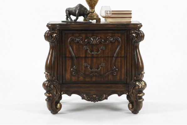 Klassiek nachtkastje nachtkast massief console plank slaapkamer hout nieuw