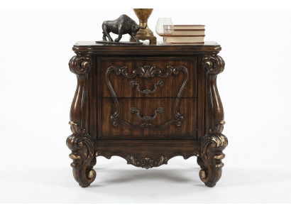 Klassiek nachtkastje nachtkast massief console plank slaapkamer hout nieuw