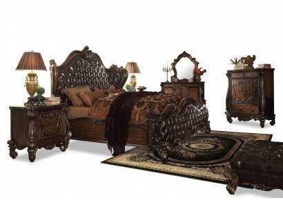 Ontwerp bed dubbele luxe decor slaapkamer bedden leer hotel 180x200cm