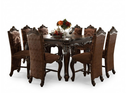 Compleet set eettafel 6 stoelen eetkamer set eetgroep houten tafel tafels