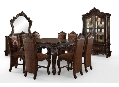 Klassieke eettafel houten set eetkamer 8 stoelen set stoelen
