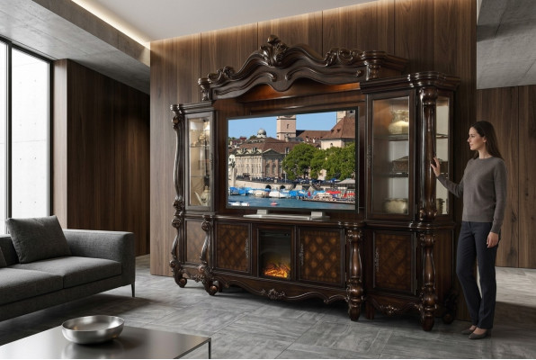 Ontwerper woonkamer Decoratief klassiek TV-wandmeubel Mediawand TV-meubel