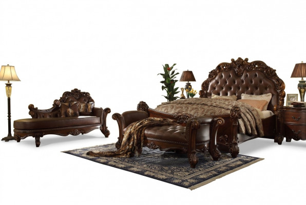 Tweepersoonsbed Bed Huwelijksbed Luxe Bedden Barok Rococo Antieke Stijl Chesterfield