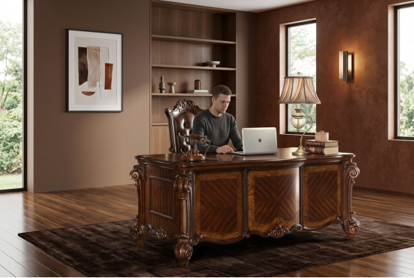 Kantoor Klassiek bureau Plank Computer Secretaire Tafel Tafels Planken