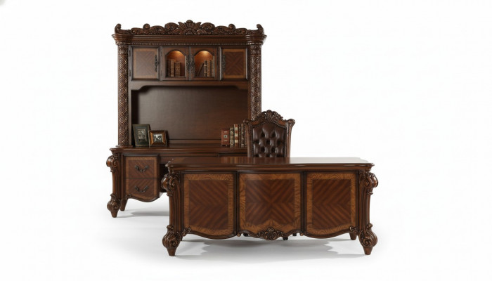 Kantoor bureau Stoel Bureaus Tafel Hout Stoel 2-delig Set Tafels