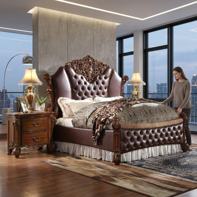 Barok Rococo nachtkastje hout nachtkast commode bijzettafel nachtconsole nieuw