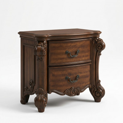 Barok Rococo nachtkastje hout nachtkast commode bijzettafel nachtconsole nieuw
