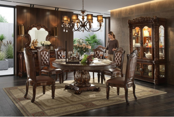 Barok Ronde Eettafel Ronde Tafel Ronde Tafels Klassiek Hout Rococo
