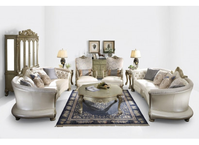 Compleet set bankstel 4+4 zits + salontafel design woonlandschap
