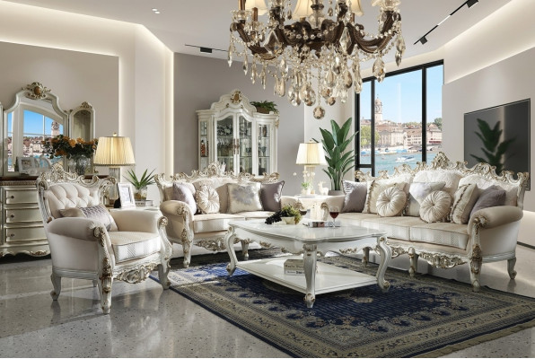 Luxe Chesterfield bankstel 3+2+1 zits met salontafel sofa.   Luxe Chesterfield bankstel met 3+2+1 zits en salontafel sofa.