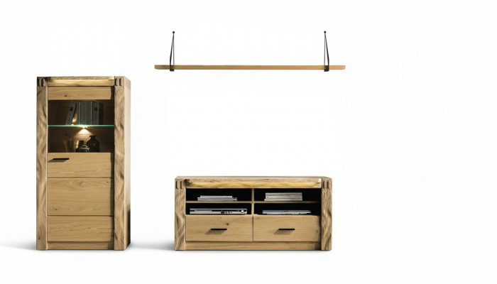 Woonkamer wandkast dressoir plank 3-delig set planken kasten
