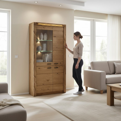 Vitrine Houten Kast Klassieke Houten Vitrines Kasten Design Woonkamer Nieuw