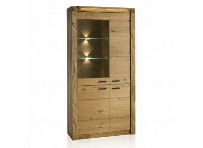 Vitrine kast dressoir woonkamer glazen plank vitrines rekken houten kasten nieuw