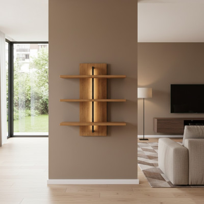 Legplank Hotel Stijl Woonkamer Muurplank Boeken Legplanken Kast Rekken 80x87cm