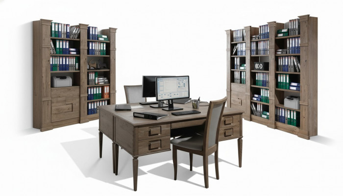Ontwerp Kantoor Kantoor Advocatenkantoor Tafel Plank Archiefkast Decoratie Schrijftafels