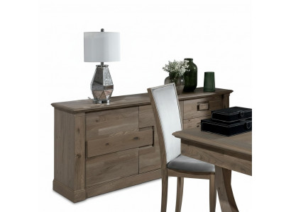 Ladenkast kast met spiegel xxl dressoir buffet hout nieuw dressoir 2-delige houten set