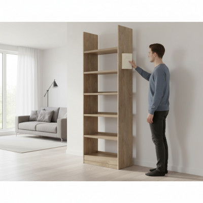 Regaal boekenkast kasten boekenplank woonwand woonkamer muur rek ontwerp