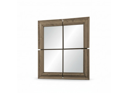 Wandspiegel Houten Frame Spiegel Meubels Nieuw 105*105cm Glas Frame Wand xxl Moderne