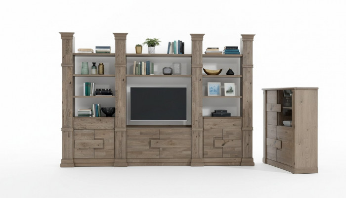Wandmeubel Kastensysteem Woonkamer Kast Landhuis Commode TV