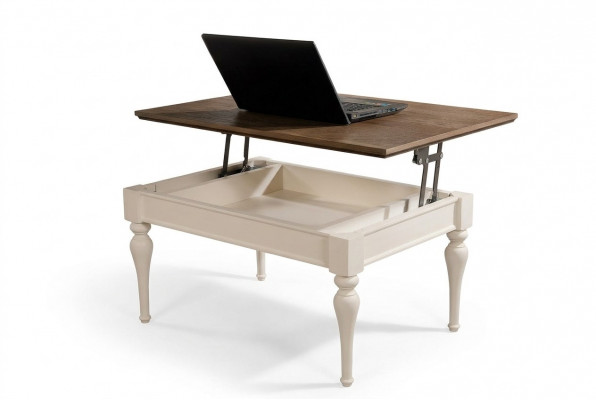 Multifunctionele bank salontafel houten koffie bijzettafels design woonkamer nieuw.