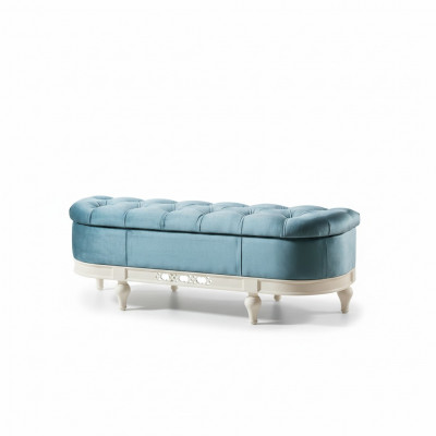 Hocker Voetenbank Bijzettafel Ottomaan Ligstoel Bank Chesterfield