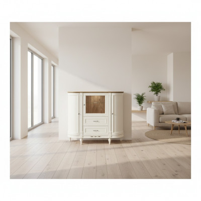 Klassieke ladekast Ladekast kast Houten kasten Woonkamer dressoir Vitrine