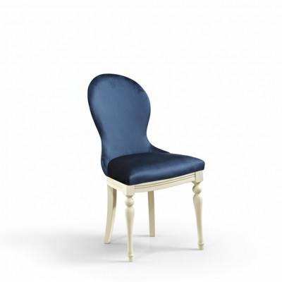 Stoel 1x Luxe Design Bekleding Designer Stoelen Zitkamer Eetkamer Houten Fauteuil
