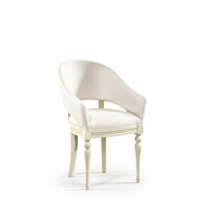 Fauteuil stoel 1x eetkamer lounge zitkussenstoel nieuw textiel tv leunstoel