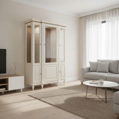 Vitrinekast Klassieke vitrines Woonkamer Woonkamerkasten