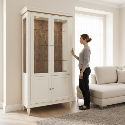 Klassieke vitrinekast woonkamer vitrinekast vitrines nieuw