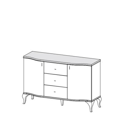 Luxe dressoir kast dressoirs kasten stijl meubels dressoir