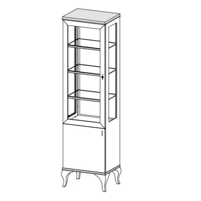 Ontwerp Glazen Vitrinekast Woonkamer Etalage Vitrinekast Plank Dressoir Hout